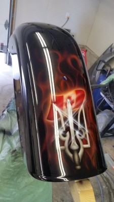Harley Davidson Fat Bob - Airbrush MaxArt